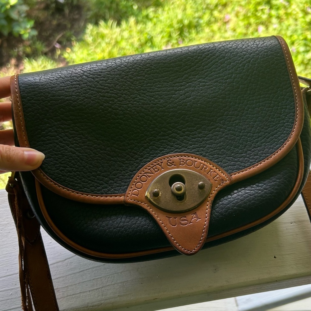 Dooney & Bourle Calvary Trooper Leather Bag